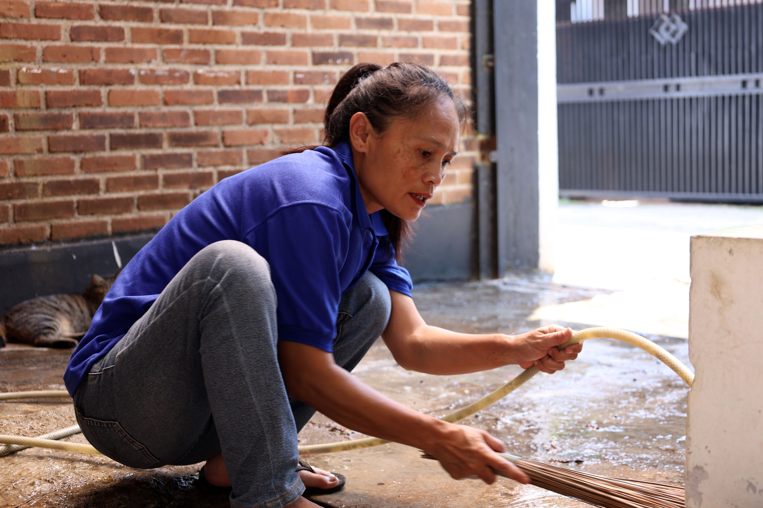 Professional water damage cleanup